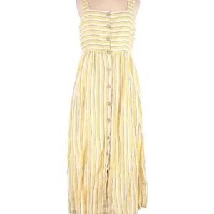 Rachel Zoe linen striped dress size 8